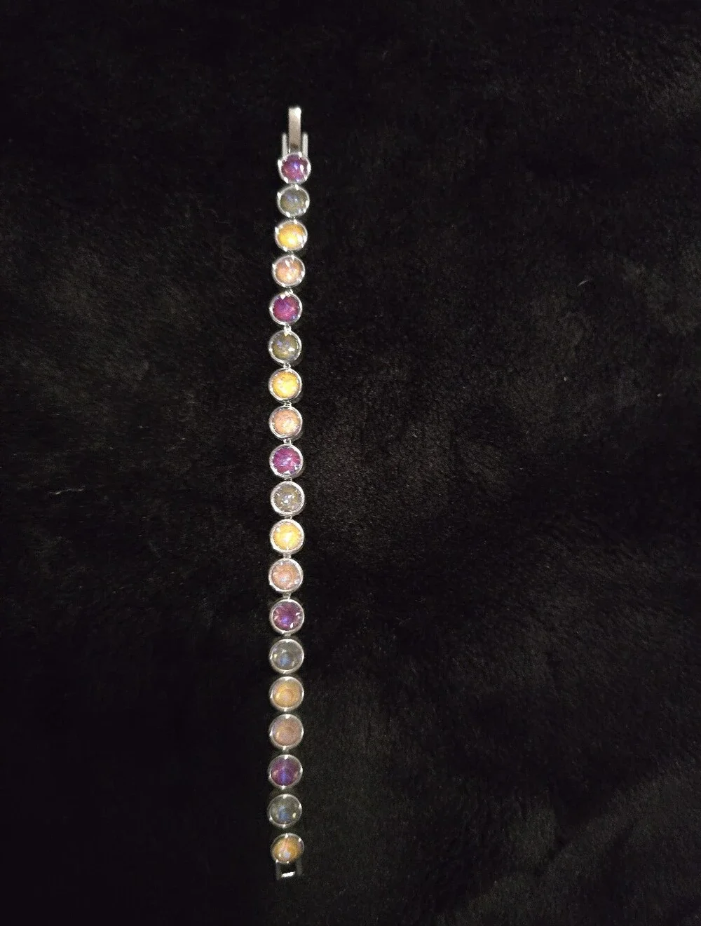 Multicolor Crystal Tennis Bracelet - TOUCHSTONE CRYSTAL